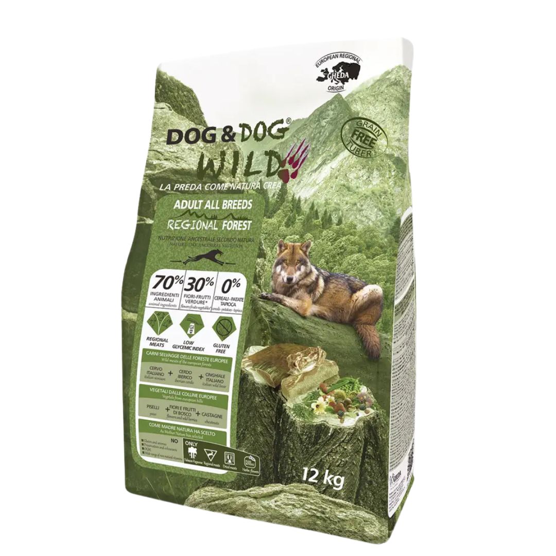 Dry dog food WILD Regional Forest